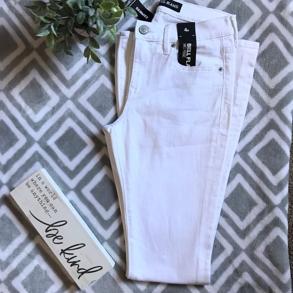 LAST PAIR! 🌴NWT Express Bell Flare midrise jean. - Picture 2 of 5